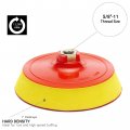 Glass Polish 12636 Rotary Backing Pad For Buffing A 5 Inch Thread 8 -11