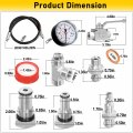 High Pressure Oil System Ipr Air Test Tool Kit For Ford Powerstroke 6 0l And 7 3l 1994 20 With 0 Icp Fitting 7 3 Gauge Meter