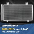 Dpi 4487 Factory Style Aluminum A C Condenser Compatible With Lexus Ls460 Awd Model 2007-2017