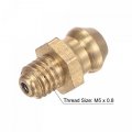 Uxcell Brass Straight Grease Fitting M5 X 0 8mm Thread Hydraulic Accessories 5pcs