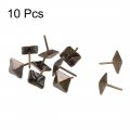 Uxcell Upholstery Nails Tacks 12mm Square Head Antique Furniture Pins Bronze Tone 10 Pcs