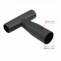Shovel T Grip Handle 35mm Inner Diameter Pvc For Digging Raking Tool Black 2pcs