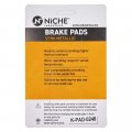 Niche Brake Pad Set For Honda Crf250l Crf250rl Crf250rla Repalces 06451-kzz-901 06435-kzz-901 Front Rear Semi-metallic
