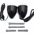 Httmt- Clear Lens Rear Turn Signal Light Indicator For H-d Xl883 Flsb Fxst Flde Flhc