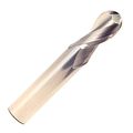 Drill America Mmo5 64-2fse-bn Solid Carbide End Mill Polished Finish Flute Ball 3 8 Cutting Length 5 64 Diameter 1 2 Shank Pack 