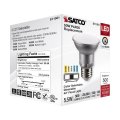 Satco S11581 5 Watt Par20 Led Medium Base Silver Finish Cct Selectable 120 Volt 40 Degree Beam Angle