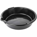 Jegs Drain Pan 7 Quart Capacity 13 5a X 11a 4a  Black Plastic For Oil Transmission Differential Fluid And Coolant Collection As 