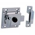 Perko 0948dp0chr Chrome-plated Latch With Sliding Lock Button 2-1 8 X 4 