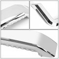 4pcs Chrome Platinum Front Bumper Hood Overlay Grille Grill Cover Trim Compatible With Ford F250 F350 Super Duty 2011-2016