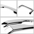 4pcs Chrome Platinum Front Bumper Hood Overlay Grille Grill Cover Trim Compatible With Ford F250 F350 Super Duty 2011-2016