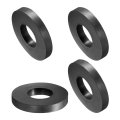 4pcs Rubber Spacers 70mm Od 33mm Id 10mm Height Round Anti Vibration Spacer Bushing Grommets Thick Washers For Home Car 