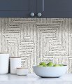 Scott Living Sls3975 Ink Peel Stick Wallpaper Black