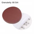 Uxcell 5-inch Psa Sanding Disc Aluminum Oxide Adhesive Back Sandpaper 80 Grit 20 Pcs