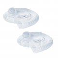 Powertec 70129--1 2 X 10 Pvc Dust Collection Hose For Collector Woodworking And Shop Vacuum 2-1 2 Inch Fittings 2 Pertec 