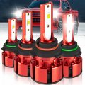 Obndvu Fit For Chevrolet Chevy Silverado 1500 2500 3500 1999-2006 Led Headlight Bulbs 9005 9006 Headlights High Low Beam 500 