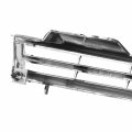 Ho1200120 Factory Style Front Bumper Upper Lower Grill Grille Assembly With Chrome Moulding Compatible Honda Accord 1992-1993