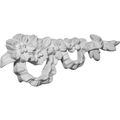 Ekena Millwork Onl03x07x01fl-r 3 4-inch W X 3-inch H 7 8-inch P Floral Ribbon Onlay Right 