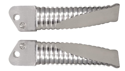 Yana Shiki A4339 Silver Rear Passenger Style Foot Pegs For Suzuki Motorcycles