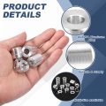 5pcs Aluminum Spacer 3 4 Od X 5 16 Id 1 2 Length Screw Standoff Bushing Plain Finish Unthreaded Round Metal For Screws Bolts