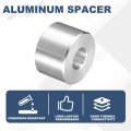 5pcs Aluminum Spacer 3 4 Od X 5 16 Id 1 2 Length Screw Standoff Bushing Plain Finish Unthreaded Round Metal For Screws Bolts