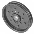 Caltric Flat Idler Pulley Compatible With John Deere Lx200 Series Gt225 Gt235 Gt235e Gt245 Lt170