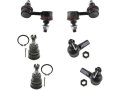 Front Lower Ball Joint Sway Bar Link And Tie Rod End Kit 6 Piece For 2002-2006 Honda Cr-v 