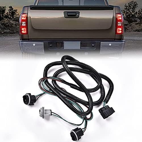 Right Rear Tail Light Wiring Harness For 2007 2014 Chevy Silverado And 2008 Gmc Sierra Outer Position Replacement Kit
