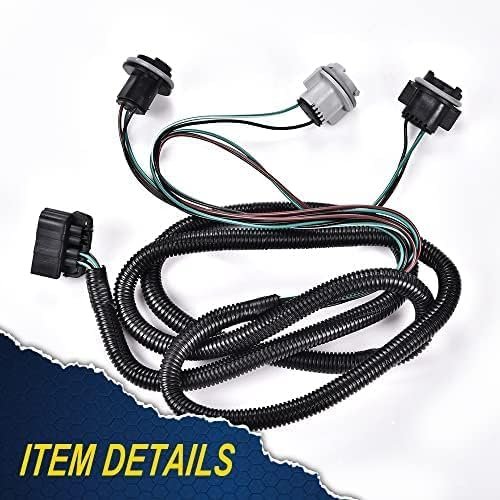 Right Rear Tail Light Wiring Harness For 2007 2014 Chevy Silverado And 2008 Gmc Sierra Outer Position Replacement Kit
