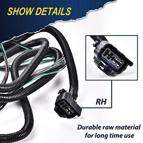 Right Rear Tail Light Wiring Harness For 2007 2014 Chevy Silverado And 2008 Gmc Sierra Outer Position Replacement Kit