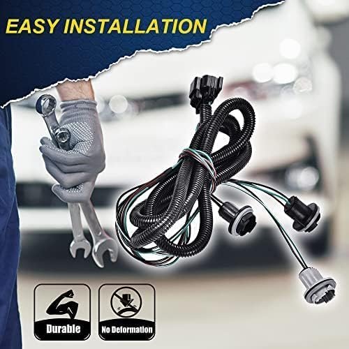 Right Rear Tail Light Wiring Harness For 2007 2014 Chevy Silverado And 2008 Gmc Sierra Outer Position Replacement Kit