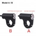 Qiilu Motorcycle Handlebar Switch Light 12v Cnc Aluminium Alloy Push Botton Waterproof Switches Fits 7 8 22mm Handlebars