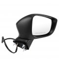 Ocpty Black Driver Side And Passenger View Mirror Textured With Power Adjustment Manual Folding Turn Signal Compatible For