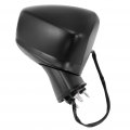 Ocpty Black Driver Side And Passenger View Mirror Textured With Power Adjustment Manual Folding Turn Signal Compatible For