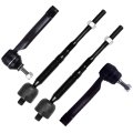 4 Piece Front Inner And Outer Tie Rod End Kit For Nissan Sentra 2007 2012 Es800574 Es800575 Ev800820 