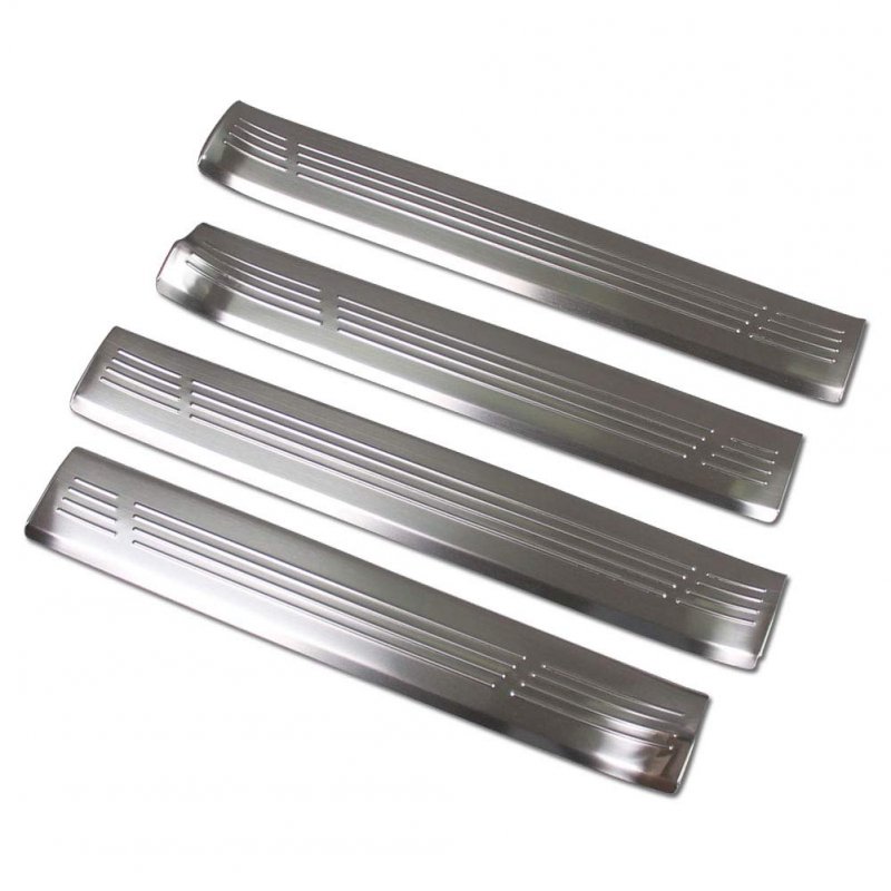Beautost For Benz Gls 450 580 2020 2021 2022 2023 2024 Inside Door Sill Scuff Plate Guard Cover Trims Silver