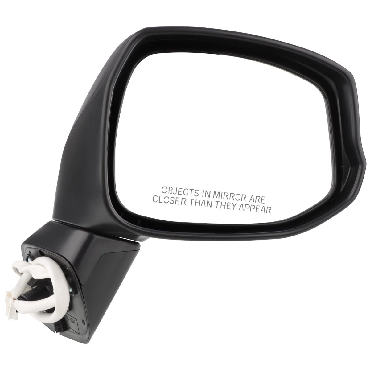 Left Side View Mirror Black Power Adjusted For 2012 2013 2014 Honda Civic Ho1320261 Smooth Finish Replacement