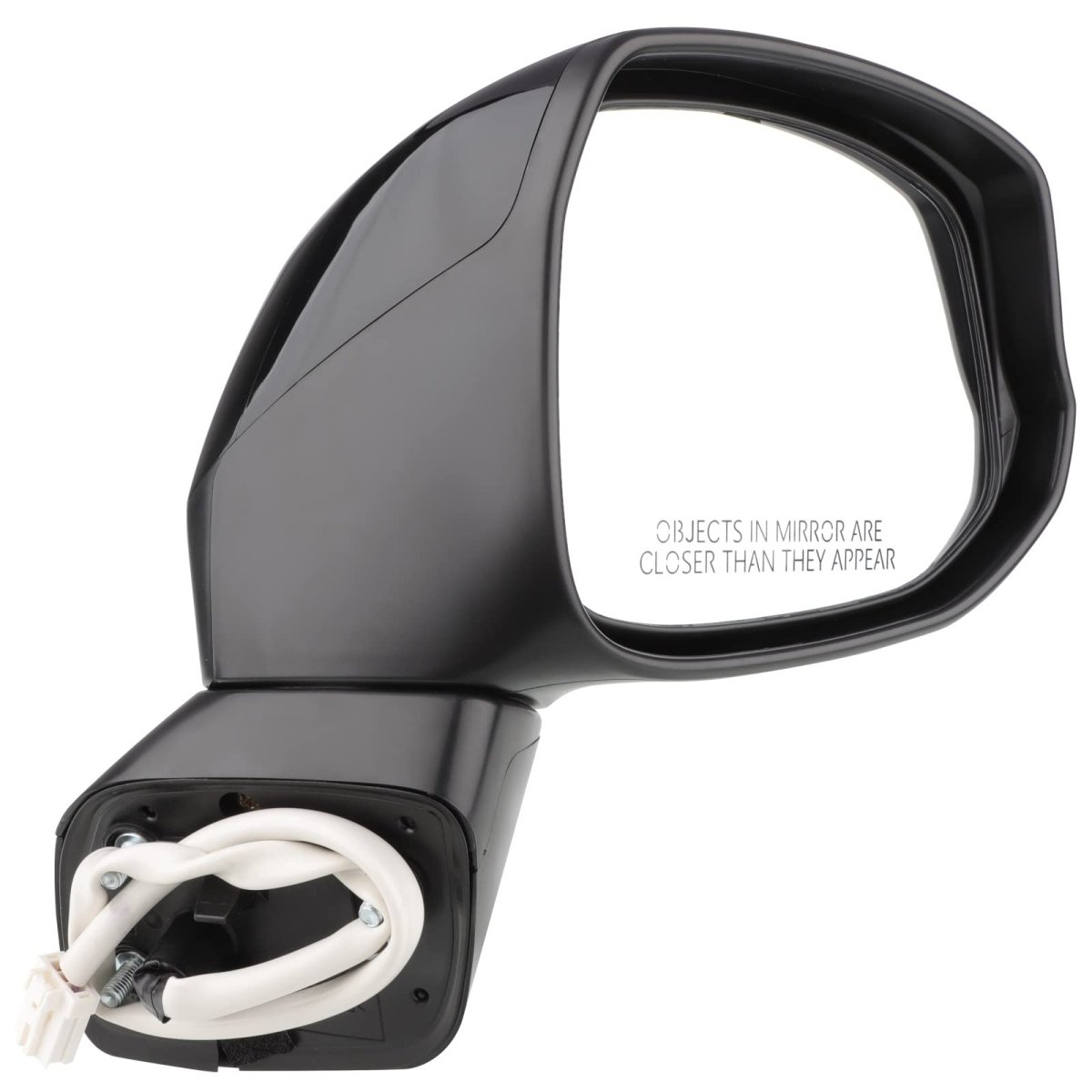 Left Side View Mirror Black Power Adjusted For 2012 2013 2014 Honda Civic Ho1320261 Smooth Finish Replacement
