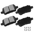 D1915 Rear Disc Brake Pad Set With Hardware For Buick Regal Tourx J60 Jq5 Chevrolet Equinox And Gmc Terrain 2018 2020 Ceramic 