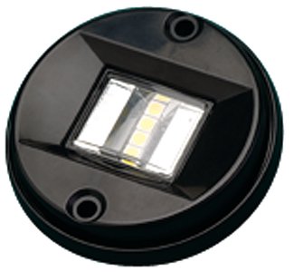 Sea Dog Line Blk Led Round Transom Light