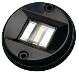 Sea Dog Line Blk Led Round Transom Light
