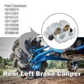 Rear Left Brake Caliper With Pads And Mounting Bracket For 2014 2015 2016 2017 Polaris Rzr Xp 1000