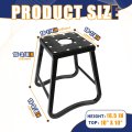 Universal Dirt Bike Stand For Motorcycle 16 5 In Maintenance Storage Lift Hoist Tool Jack Panel Black Aluminum