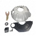 For Gm Chevy 11 Bellhousing Kit W Clutch Fork Inspection Cover Throwout Bearing Aluminum