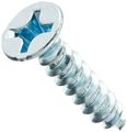 Flat Head Phillips Wood Screw 12 X 1 In Zinc Steel Coarse Thread 75 Pack 40850 