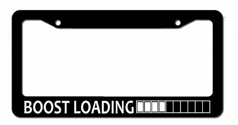 License Plate Frame For Boost Loading Drag Drift Jdm Drifting Racing Turbo Holder Style-gd587-299