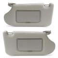 Gray Driver Left Passenger Right Side Sun Visor Replacement With Led Light For 2013-2018 Nissan Altima 96400-3ta2a 96401-3ta2a 
