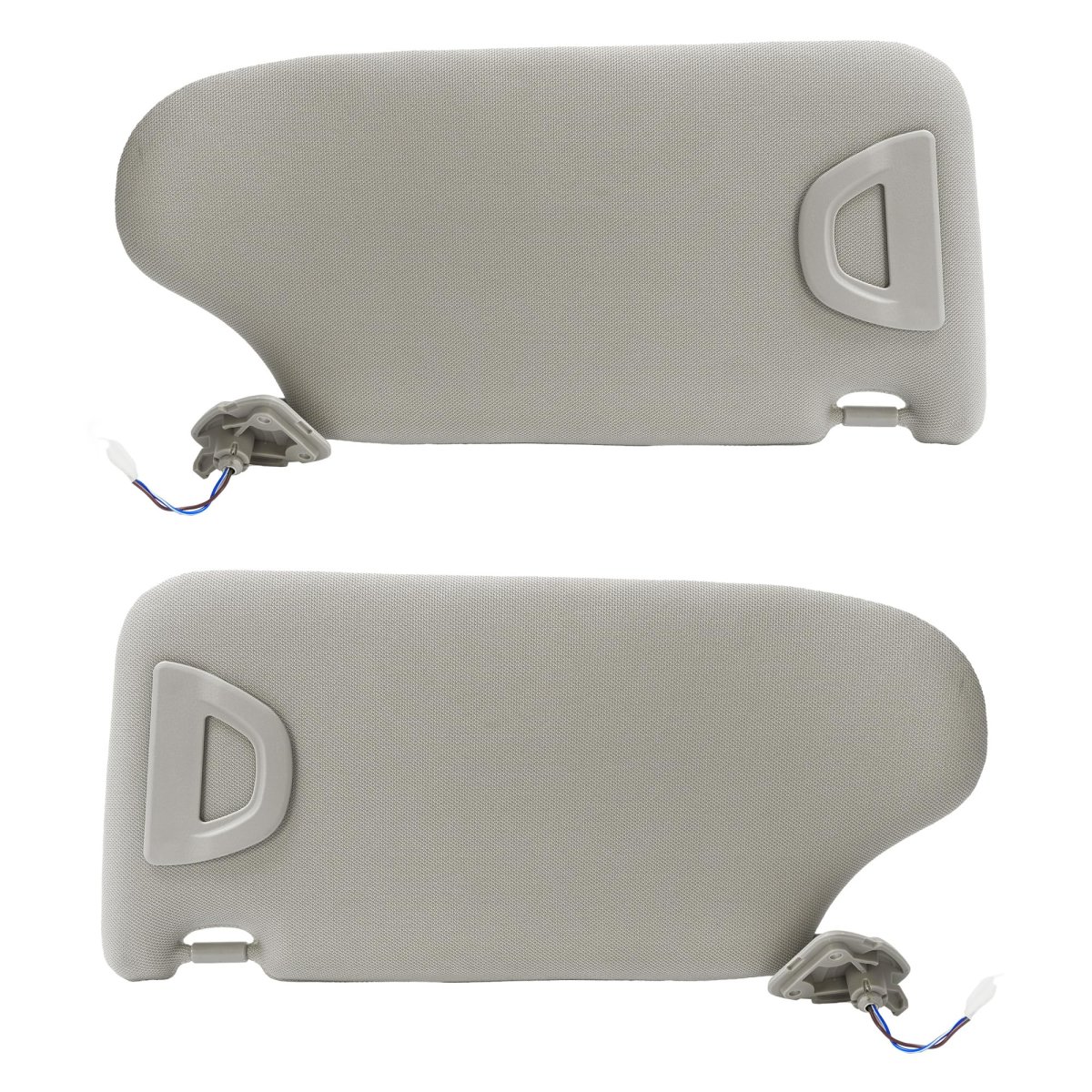 Gray Driver And Passenger Side Sun Visor Replacement With Led Light For 2013 2018 Nissan Altima Replaces 96400 3ta2a 96401 1