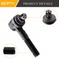 Ocpty New 3-piece Fit For 1997-2006 Jeep Tj Wrangler 4wd Only 2 Front Outer Tie Rod End At Pitman Arm Drive 1 Adjusting Sleeve