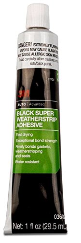 3m 03602 Black Super Weatherstrip Adhesive 1 Oz Tube