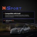Front Brake Pad Wear Sensor 8t0907637 For Audi A4 A5 A6 A7 Allroad Q5 S4 S5 2 Pcs Set